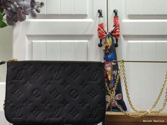Affordable VUITTON LOUIS ZIP POCHETTE DOUBLE 0709